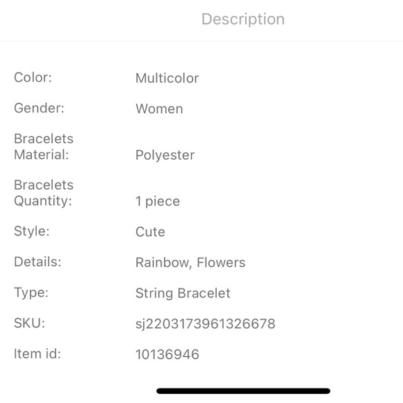 3 pcs Rainbow Flower Sun String Bracelet Set Adjustable Turquoise Purple Yellow - Picture 5 of 6